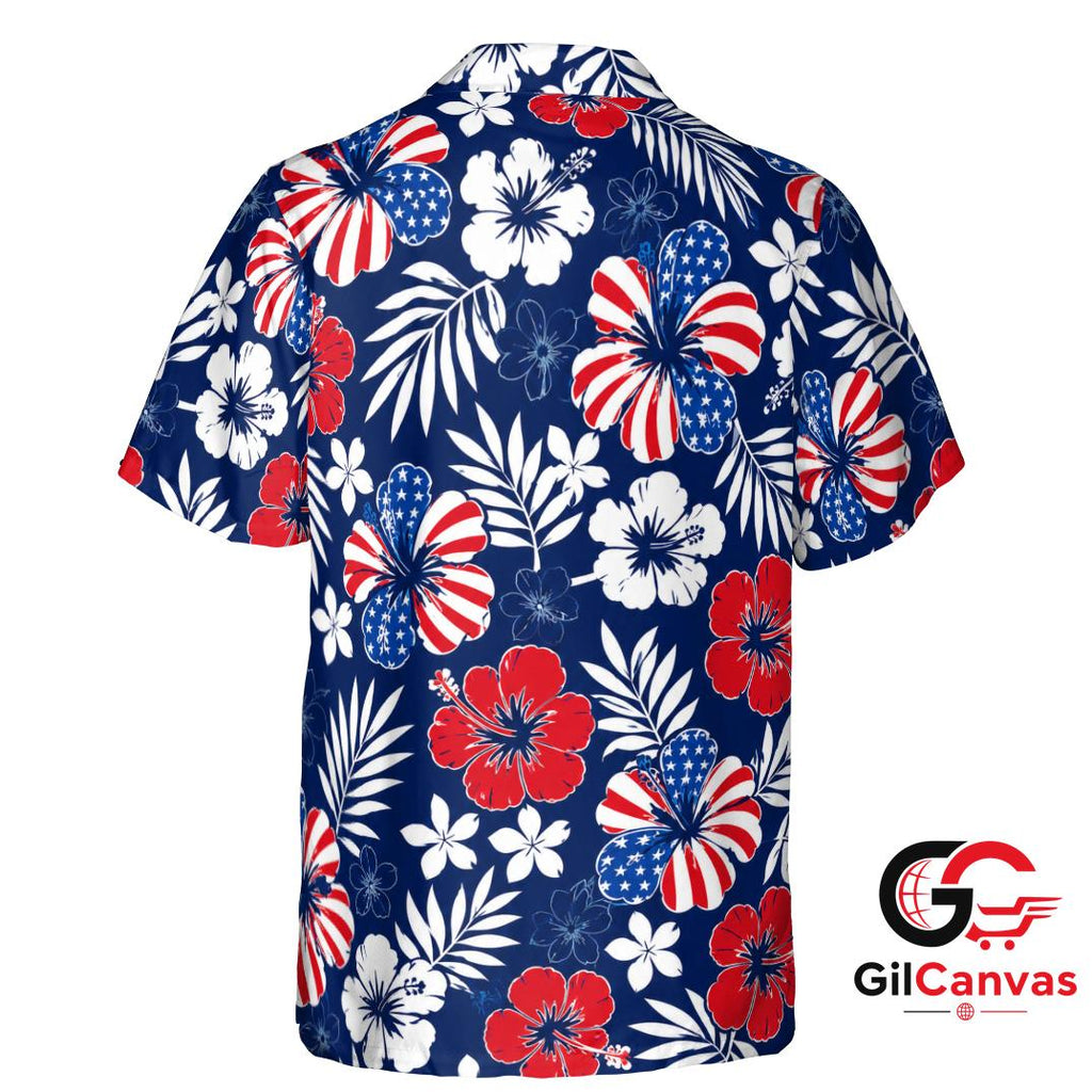 Floral Pattern Hawaiian Shirt For Summer Vacations Unisex Beach Wear Vibe