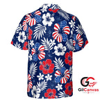 Floral Pattern Hawaiian Shirt For Summer Vacations Unisex Beach Wear Vibe