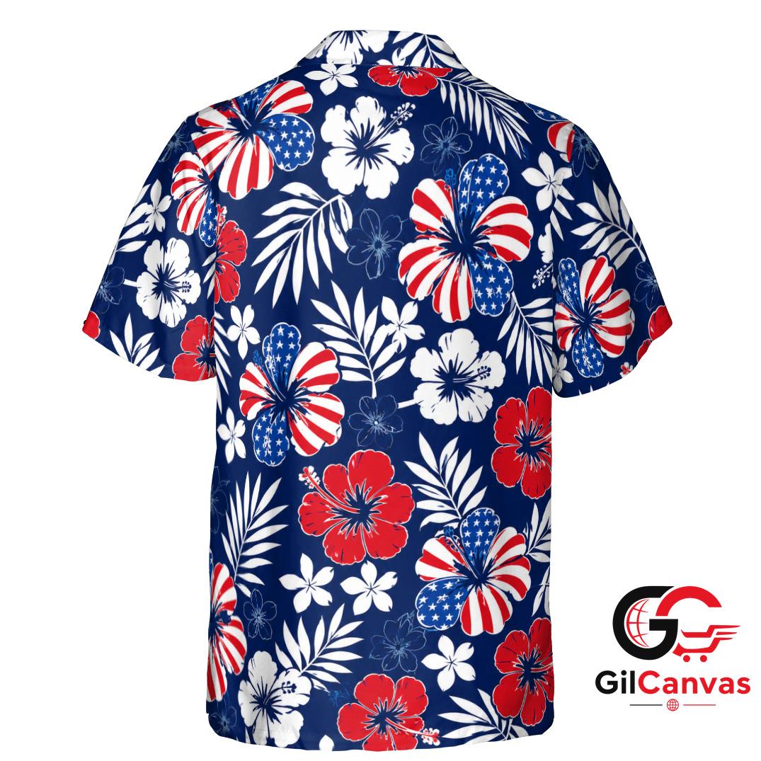 Floral Pattern Hawaiian Shirt For Summer Vacations Unisex Beach Wear Vibe