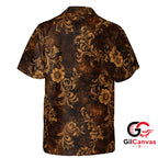 Floral Pattern Hawaiian Shirt For Unisex Tropical Getaways Lightweight Wear