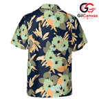 Floral Print Summer Shirt Men, Stylish Casual Top for Beachwear Vacation
