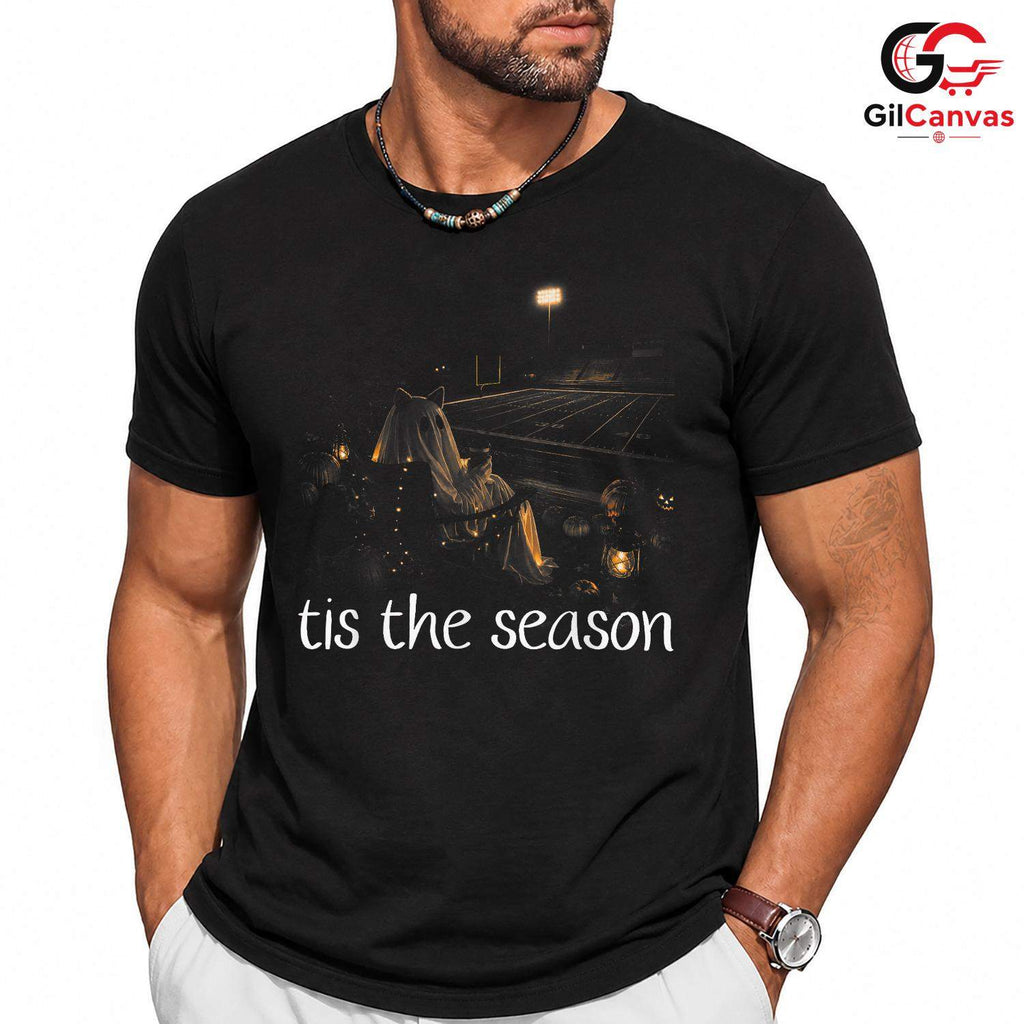 Football Fan Holiday Tee Shirt Unisex Tis The Season Sports Gift For Everyone