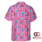 Fun Animal Tee Hawaiian Shirt For Summer Party Unisex Beach Vibes Apparel