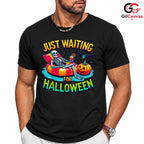 Fun Skeleton Pumpkin Tee Shirt Unisex Cute Halloween Party Gift Idea For Kids