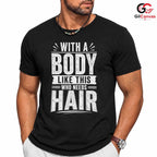 Funny Bald Head Quote T-Shirt Sarcastic Fathers Day Unisex Novelty Graphic Tee