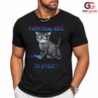 Funny Cat Lover Pet Humor Tee Unisex Perfect Birthday Holiday Gift For All