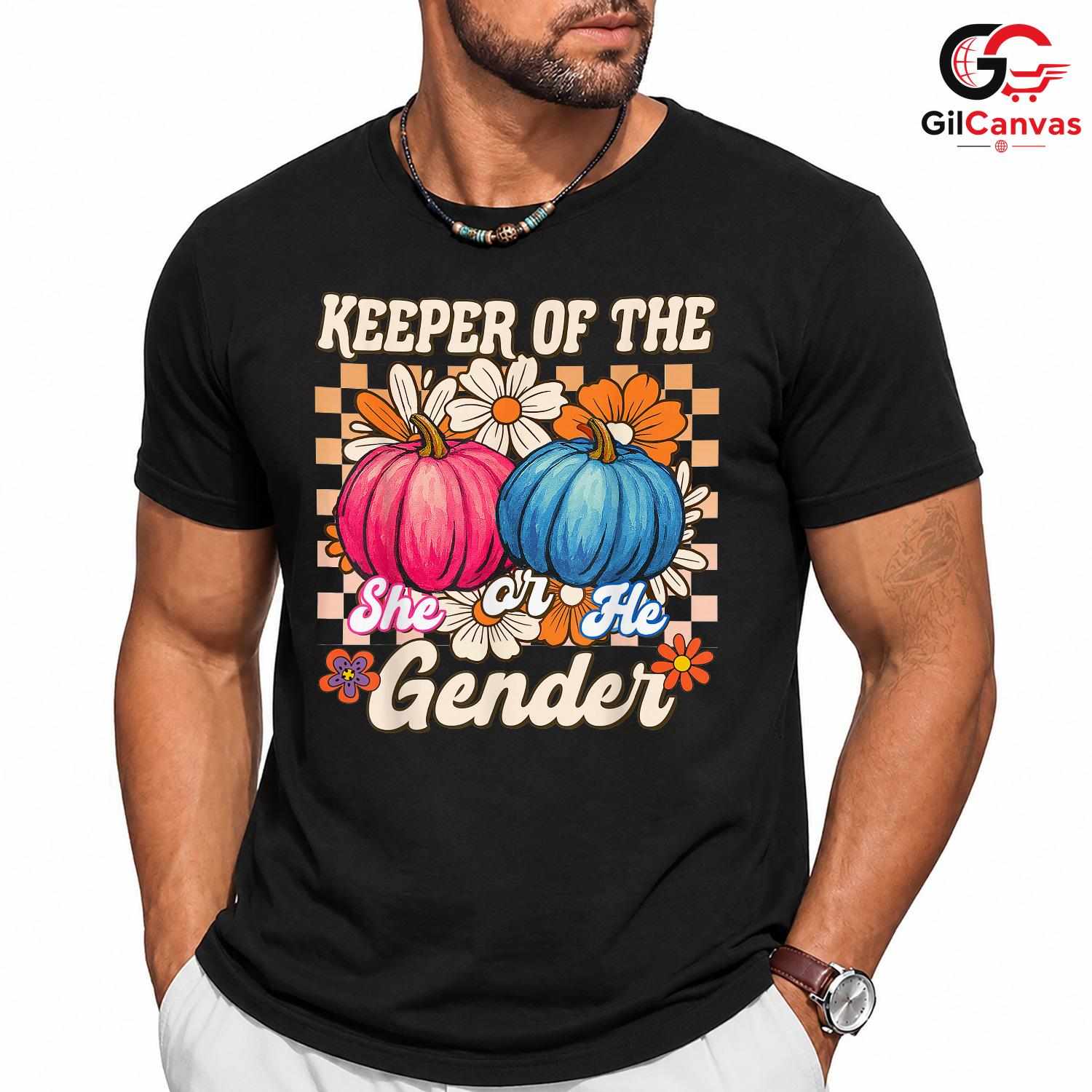 Funny Gender Reveal T-Shirt Unisex Cute Baby Shower Party Event Gift Friends