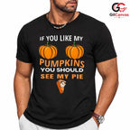 Funny Pumpkin Pie T-Shirt Unisex Halloween Fall Dessert Gift Adults Teens