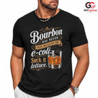 Funny Whiskey Drinker Bar T-Shirt Bourbon Humor Gift Unisex Graphic Apparel Tee
