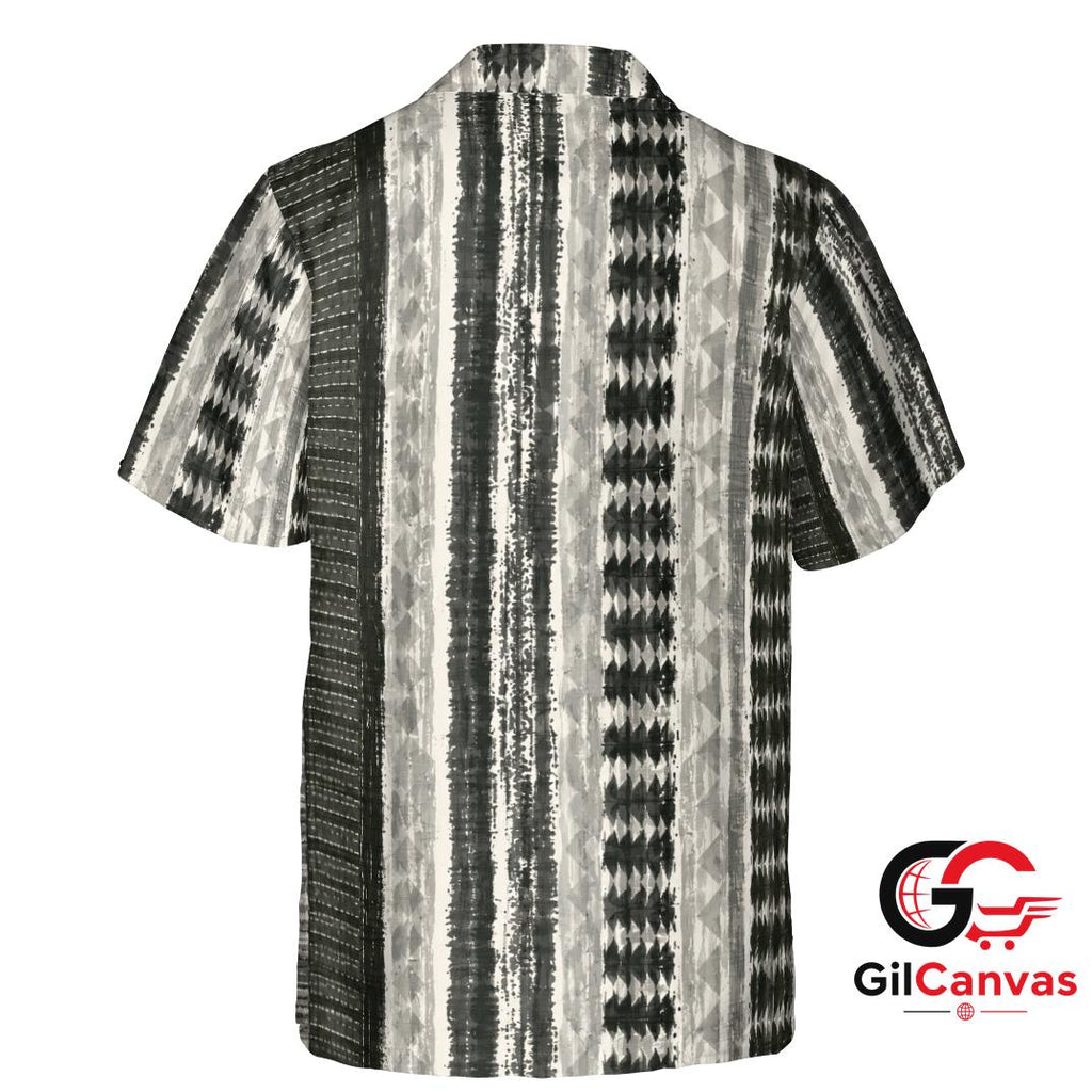 Geometric Print Hawaiian Shirt For Unisex Summer Vacation Tropical Apparel