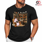 Ghost Reading Halloween T-Shirt Unisex Spooky Book Lover Gift Idea For Kids