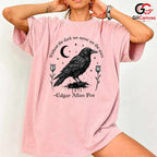 Gothic Quote T-Shirt Unisex Perfect Dark Raven Literature Lover Gift Idea