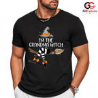 Grandma Witch Halloween T-Shirt Unisex Funny Spooky Fall Gift For Grandmothers