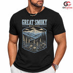 Great Smoky Mountain T-Shirt Vintage Wildflower Hiking Unisex Nature Apparel Tee