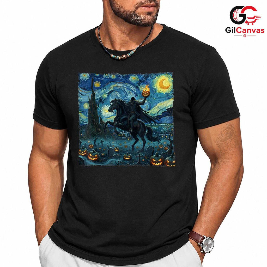 Headless Horseman Event T-Shirt Unisex Spooky Halloween Gift Idea For Adults