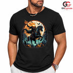 Headless Horseman Fall Tee Shirt Unisex Spooky Halloween Event Gift For Adults