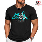 Heal Cancer Awareness Fall Tee Unisex Supporter Hope Healing Gift For All