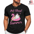 Hot Ghoul Summer Party T-Shirt Unisex Spooky Halloween Lover Gift Teens Adults