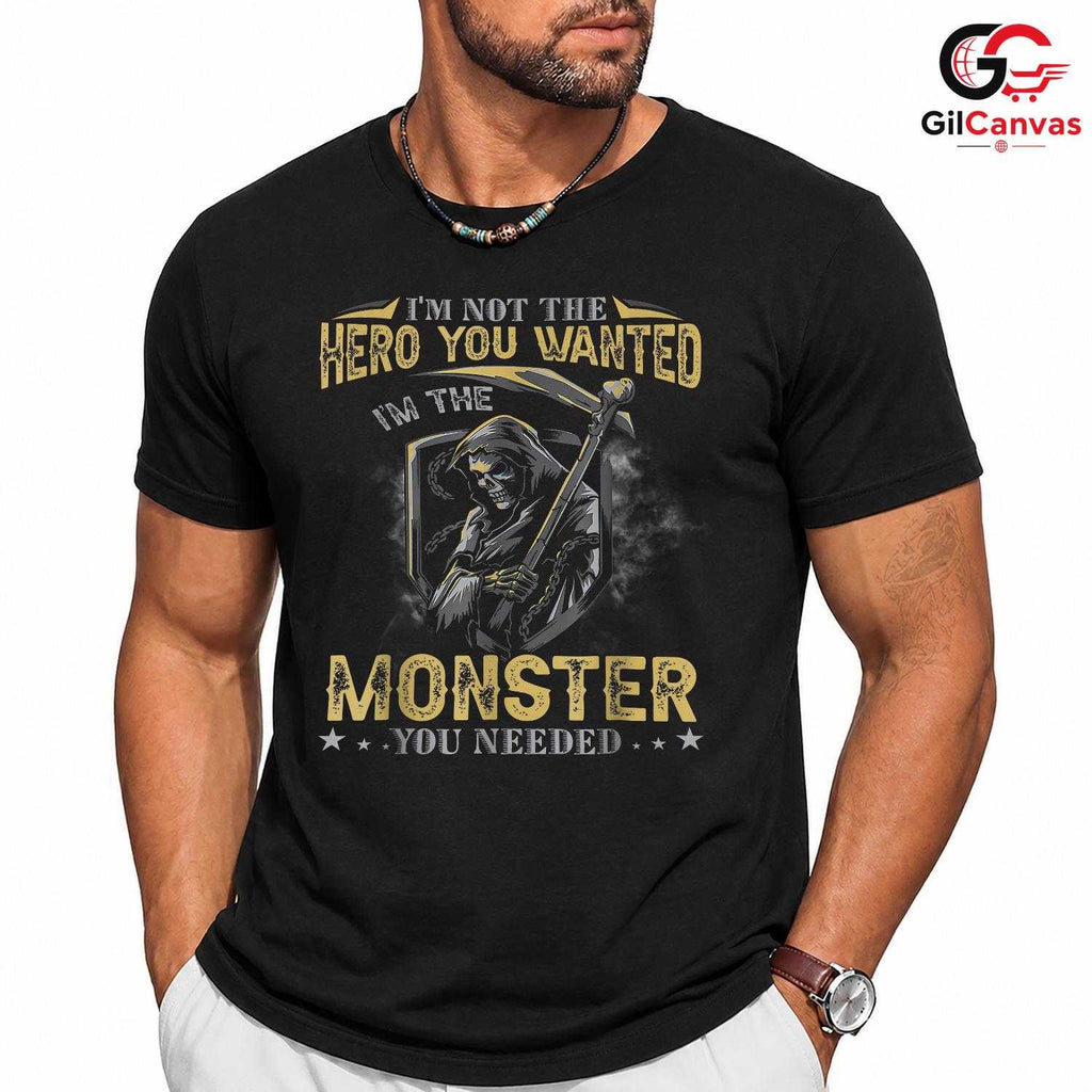 I Am The Monster Funny Tee Shirt Unisex Spooky Halloween Party Gift For Adults