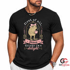 Jesus Thinks Im Delight T-Shirt Grumpy Toad Coffee Lover Unisex Graphic Apparel