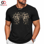 Leopard Eye Wild Cat Tee Shirt Animal Lover Unisex Graphic Fashion Apparel