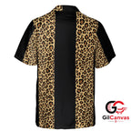 Leopard Print Hawaiian Shirt For Beach Parties Unisex Summer Stylish Attire