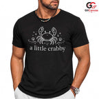 Little Crabby Summer T-Shirt Beach Vacation Humor Women Apparel Unisex Tee