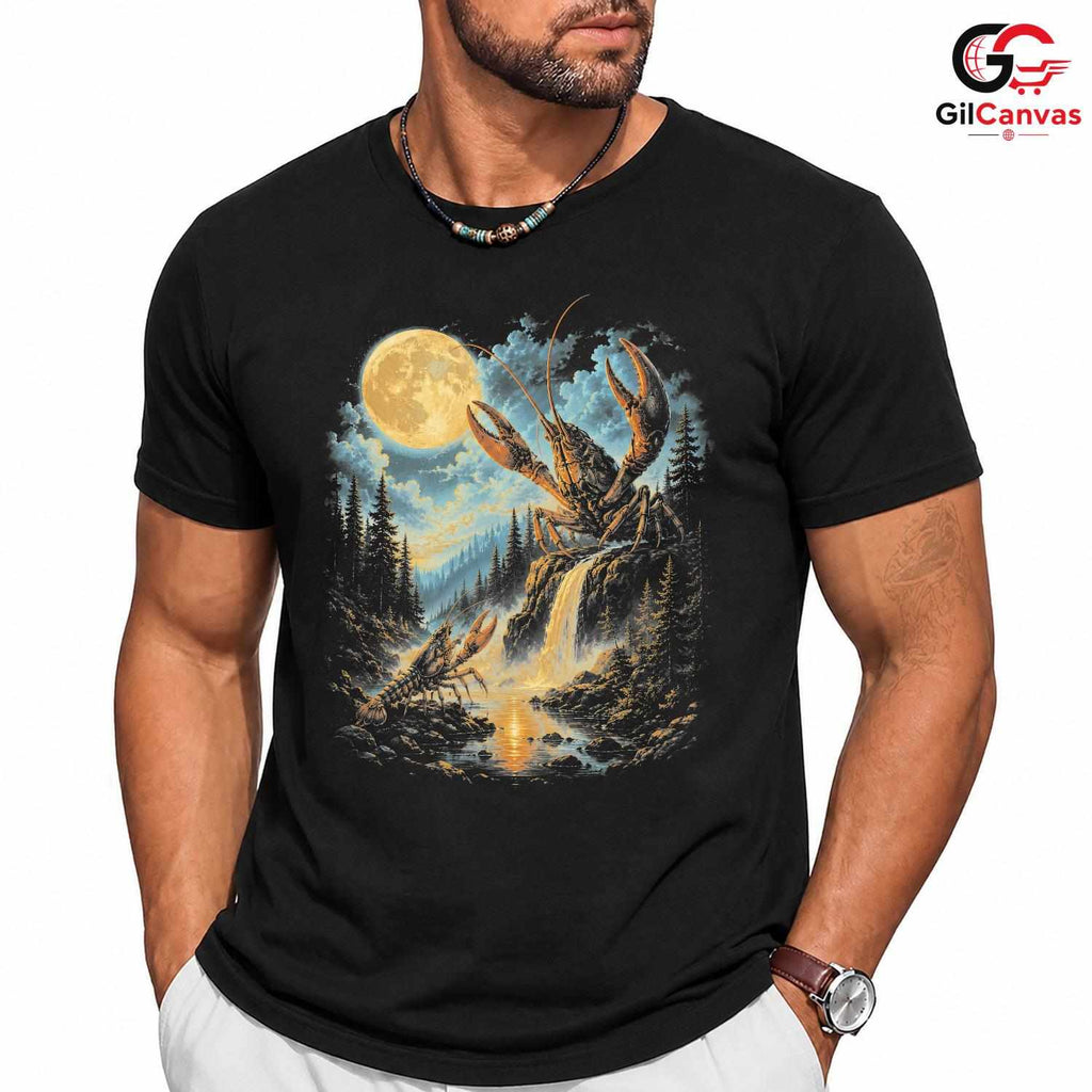 Lobster Seafood Lover T-Shirt Night Out Comfortable Unisex Graphic Apparel
