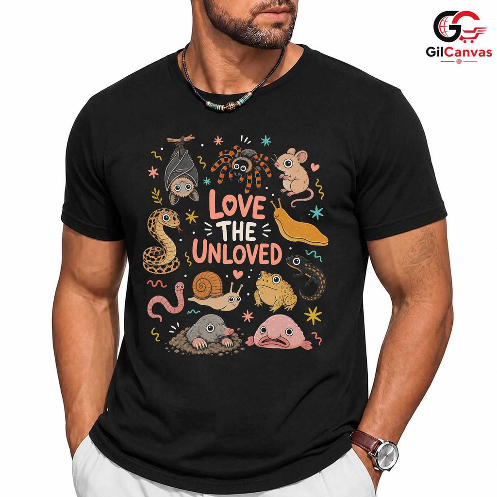 Love The Unloved Animal T-Shirt Cute Wildlife Nature Unisex Graphic Apparel
