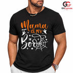 Mama Is My Boo Spooky Tee Shirt Unisex Fun Halloween Family Celebration Gift