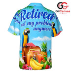 Parrot Design Hawaiian Shirt, Best Tropical Fun for Men Beach Vacations
