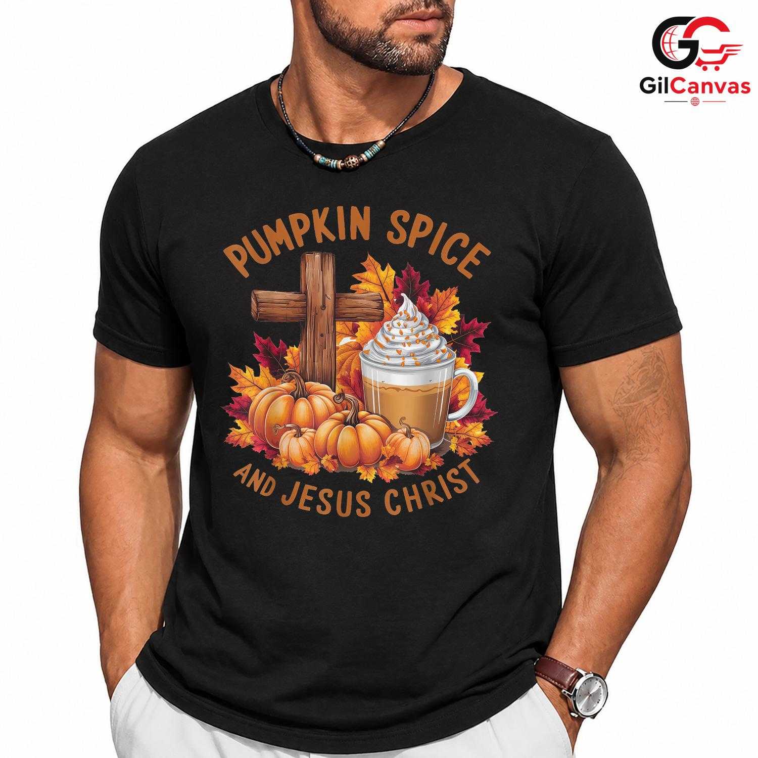 Pumpkin Spice Coffee T-Shirt Unisex Perfect Fall Celebration Enthusiast Gift