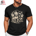 Punk Chihuahua Graphic T-Shirt Cute Animal Pet Lover Unisex Birthday Gift