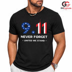 Remembrance Day Memorial Shirt Unisex Never Forget September Event Gift All