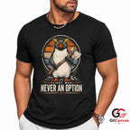 Rockhopper Penguin Axe T-Shirt Funny Vintage Quote Unisex Graphic Apparel Tee