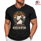 Rockhopper Penguin Axe T-Shirt Funny Vintage Quote Unisex Graphic Apparel Tee