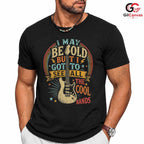 Saw Cool Bands Guitar T-Shirt Funny Retro Rocker Unisex Birthday Gift Apparel