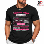 September Birthday Queen Shirt Unisex Fun Sarcastic Celebration Gift For Women
