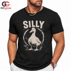 Silly Duck Quote T-Shirt Funny Humor Gift For Kids Unisex Fun Graphic Shirt