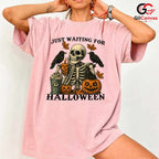 Skeleton Pumpkins Halloween T-Shirt Unisex Perfect Fall Event Gift For Adults