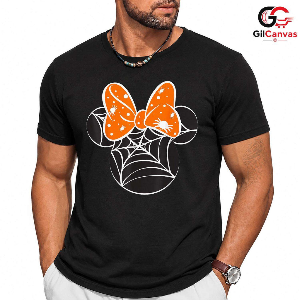 Spider Web Halloween Tee Shirt Unisex Fun Spooky Season Gift Kids And Teens