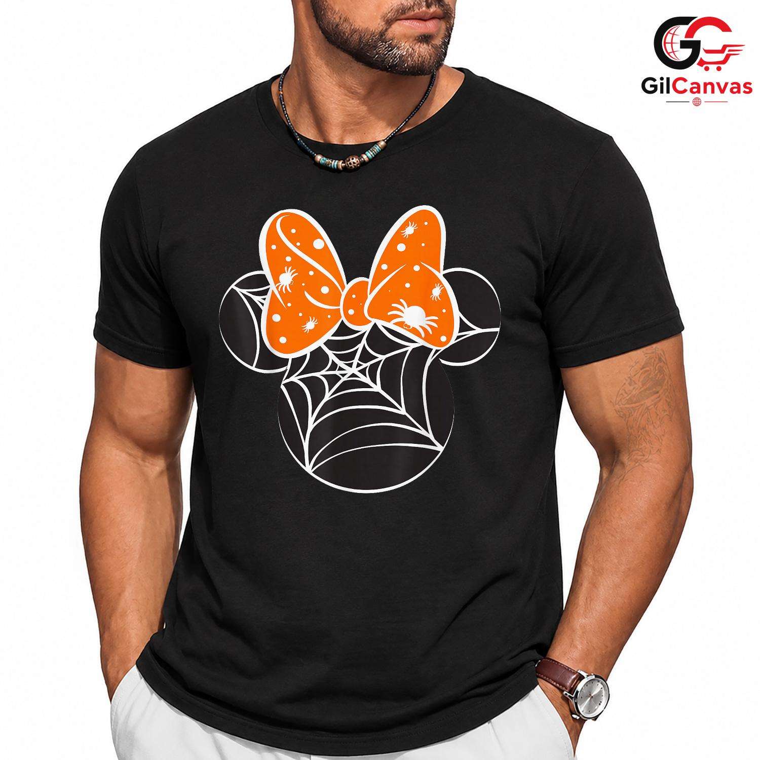 Spider Web Halloween Tee Shirt Unisex Fun Spooky Season Gift Kids And Teens