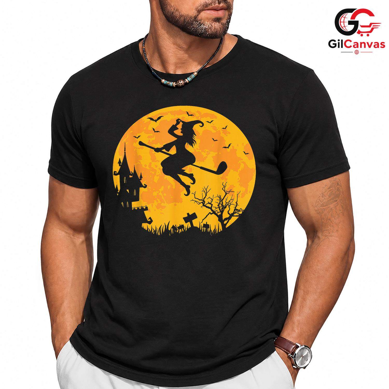 Spooky Halloween Witch Tee Shirt Unisex Perfect Event Lover Gift For Adults
