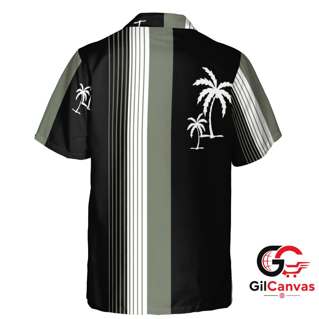Summer Palm Tree Hawaiian Tee For Unisex Vacation Cool Tropical Style Outfit