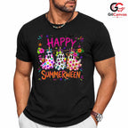 Summerween Ghosts Vacation T-Shirt Unisex Spooky Funny Summer Gift For Family