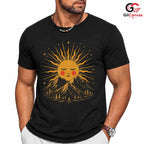 Sunshine Mountain Graphic T-Shirt Nature Adventure Unisex Personalized Tee