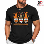 Thanksgiving Gnome T-Shirt Unisex Cute Fall Holiday Festival Gift For Family