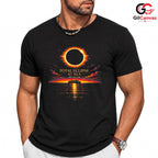 Total Eclipse At Sea T-Shirt Unisex Astronomy Lover Event Gift For Adults