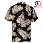 Trendy Tropical Palm Leaf Shirt, Premium Unisex Beachwear Summer Vacations