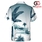 Tropical Beach Holiday Shirt, Casual Summer Wear for Men Getaway Vacation